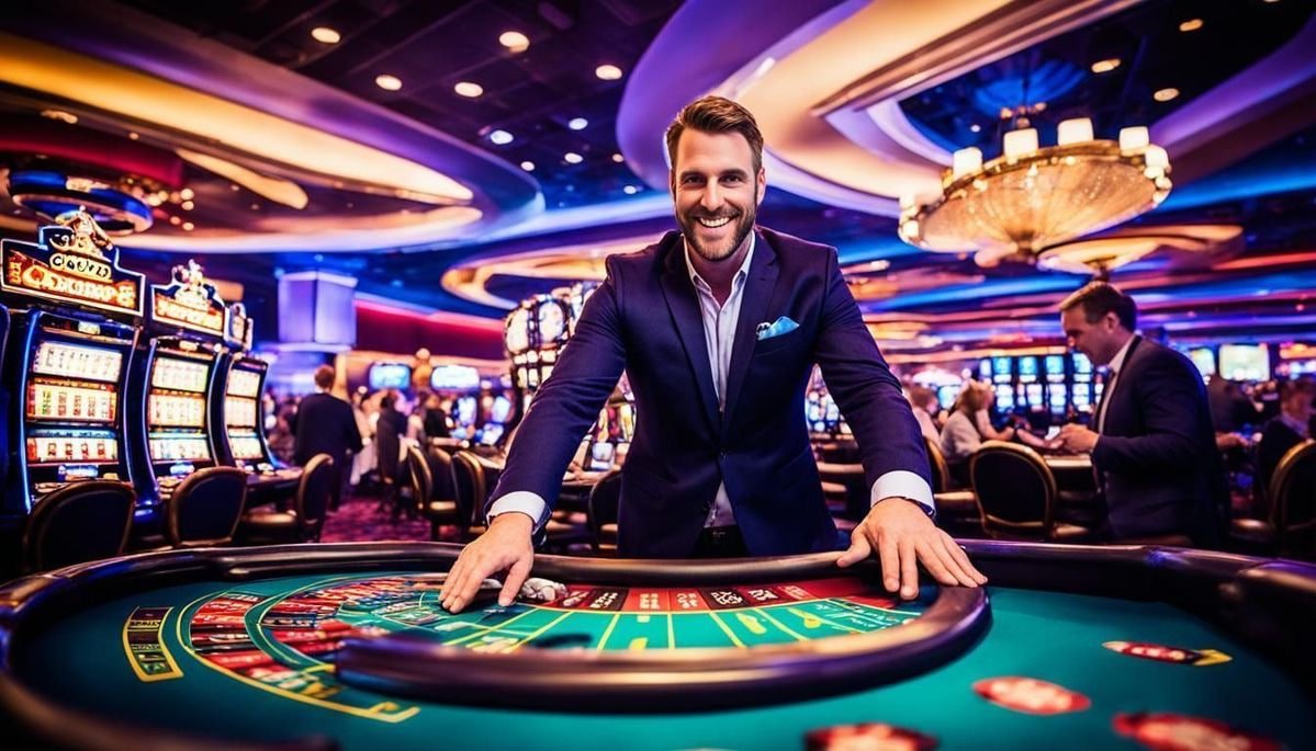 Bàn chơi casino trực tuyến với dealer chuyên nghiệp tại iwin68 club